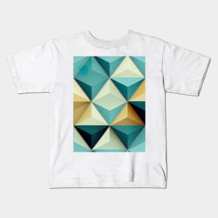 Abstract low poly triangle seamless pattern. Kids T-Shirt